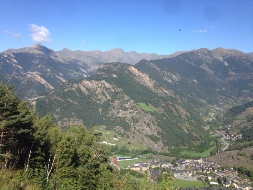 Overlooking the Andorran Pyrennes