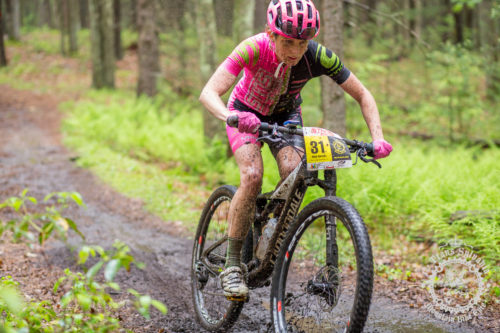 Vicki Barclay (Stan’s NoTubes Elite Women’s Team) had a challenging day despite weather that was more like that of her native Scotland; however, the pink-clad race leader successfully managed to defend her overall lead with one stage to go in the NoTubes Trans-Sylvania Epic. 