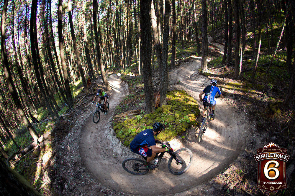 Riders enjoying some of that incredible Singletrack 6 one-track. Photo by Gibson Images