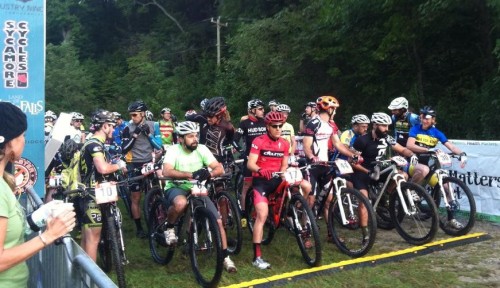 Riders at the start of the 2014 Pisgah Stage Race. The race moves from October to April for 2015.