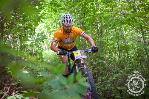 Enduro overall winner Bryan Fawley (Kodiak Tough) makes his way through the woods at the NoTubes Trans-Sylvania Epic  Photos by: Trans-Sylvania Epic Media Team