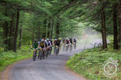 The lead breakaway early on in stage 4 at the NoTubes Trans-Sylvania Epic. Photo by: Trans-Sylvania Epic Media Team