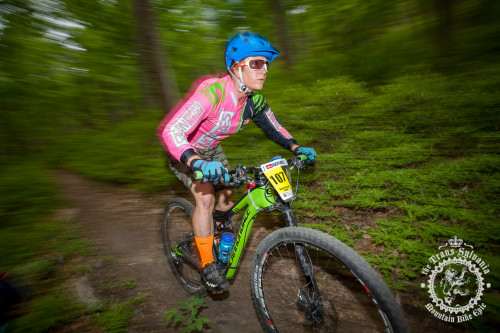 Sue Haywood (NoTubes Elite Women’s Team) shreds the enduro segments on her way to winning the enduro stage at the NoTubes Trans-Sylvania Epic Mountain Bike Stage Race. Photo by: Trans-Sylvania Epic Media Team