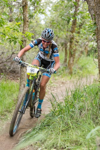 Joey Lythgoe enjoying her time out front. Photo by Angie Harker