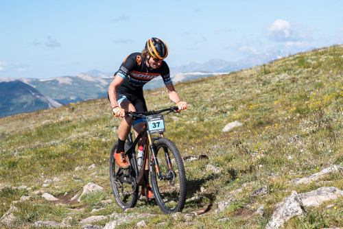 Seen here at the Breck Epic stage race, Barry Wicks knows how to train for multi-day events as he wins stage 5 of the 2015 race.  - Photo by Eddie Clark