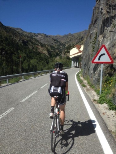 Not many flat roads in Andorra