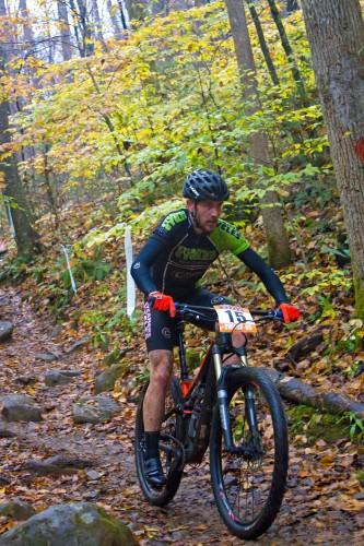 Matt Champion on his way to the win. Photo Courtesy of: Blue Ridge Adventures