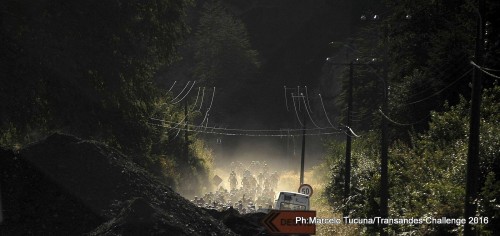 Neutral road start on stage 3. Photo by: Marcelo Tucuna/TransAndes Challenge 2016