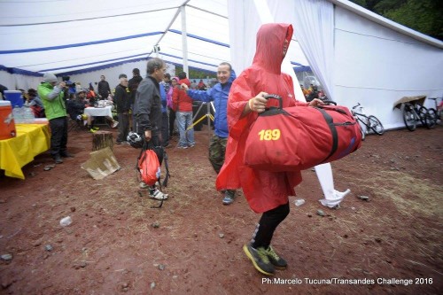 24 hours of rain put a serious damper on stage 3. Photo by: Marcelo Tucuna/TransAndes Challenge 2016