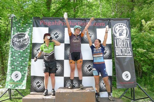 Women's podium at the 111k.