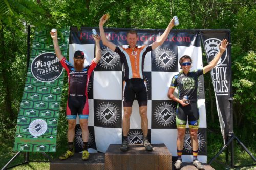 Men's 55.5k podium.