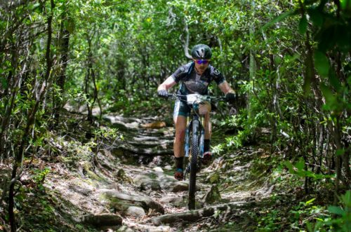 Gordon Wadsworth notching yet another overall podium on his singlespeed.