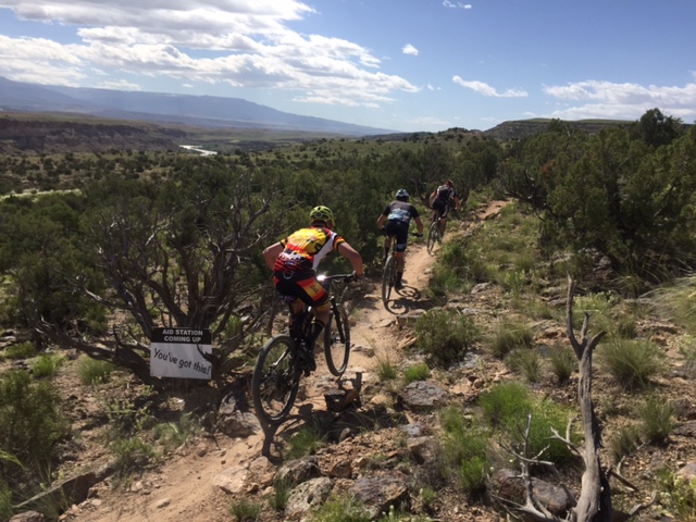 Most racers were too focused to take in the amazing scenery in Grand Junction. Photo by Shannon Boffeli