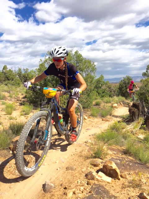 Isnaraissa Moir (MRP, Ergon, Pivot) used some local knowledge and massive tires to put together a strong seventh-place finish. Photo by Shannon Boffeli