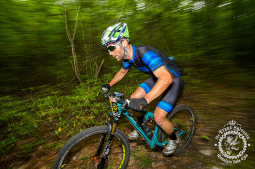 Justin Lindine (Apex / NBX / Trek) started stage 4 of the NoTubes Trans-Sylvania Epic as race leader, but ended it in second place on both the stage and in the GC after a challenging day. The men’s race proved to be extremely tactical with three of the favorites battling it out for most of the stage. 