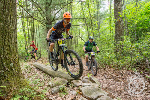 The enduro riders were clearly having at least as much fun, if not more, than everyone else all week. Here, Cory Rimmer (Kona / Nox Composites / Provision Sports Medicine) demonstrated the preferred enduro line. He and enduro classification leader Cody Phillips (Ibis Cycles Enduro Team) have ridden together for most of the week thus far. 