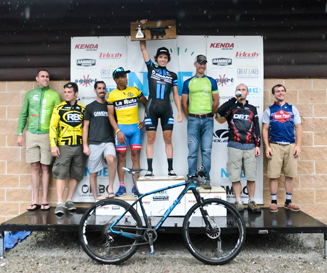 100-mile open men's podium. Photo by: Butch Phillips Photography