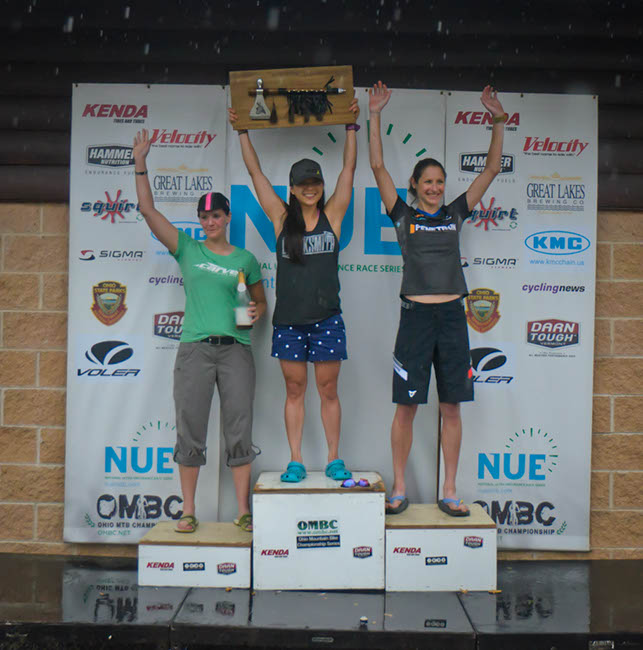 100-mile women's podium. Photo by: Butch Phillips Photography