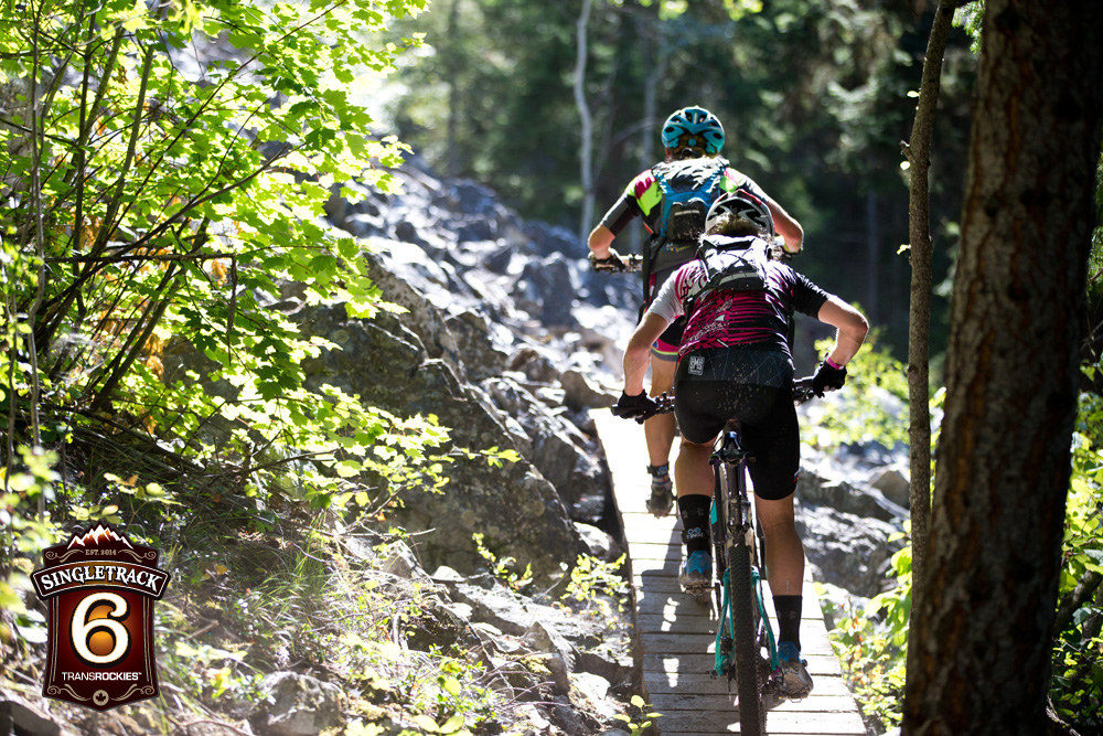 Marlee Dixon leads over a bridge. Photo by Gibson Images