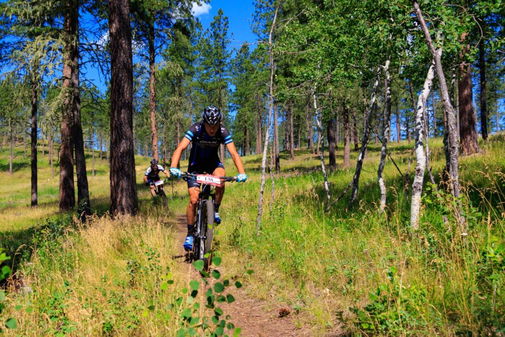 Dylan Johnson traveled west to experience the Tatanka 100 and came away with a second-place finish for his efforts.  Photo by John Bush