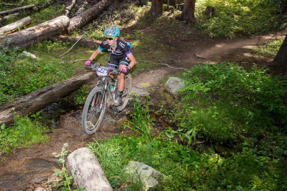 Eva Poidevin is in fourth place in the women’s open 3-Day race, just six minutes off podium with one stage to go. Photo by Liam Dorian