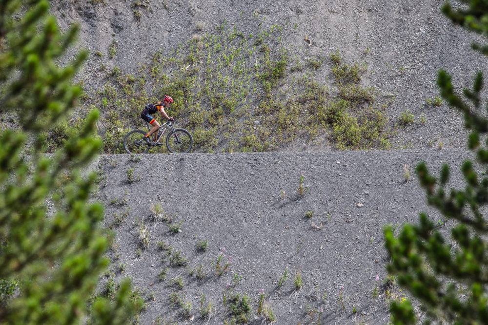 Riders utilize stretches of iconic mining roads, linking pristine sections of Breckenridge single track. Photo by Liam Dorian