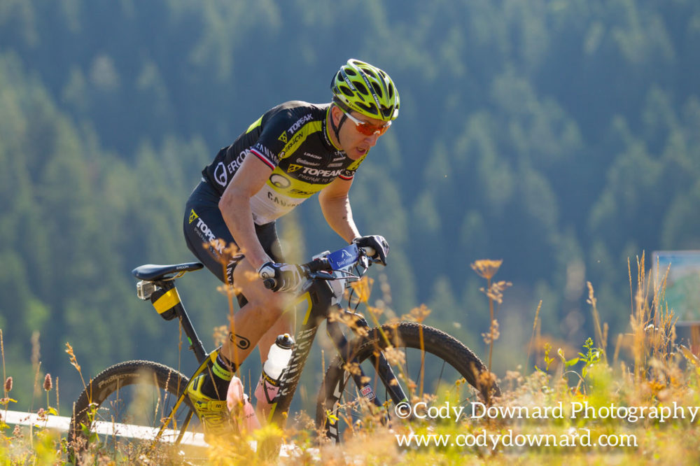 Jeremiah Bishop powers away from the field at Pierre's Hole. Photo by: Cody Downard Photography