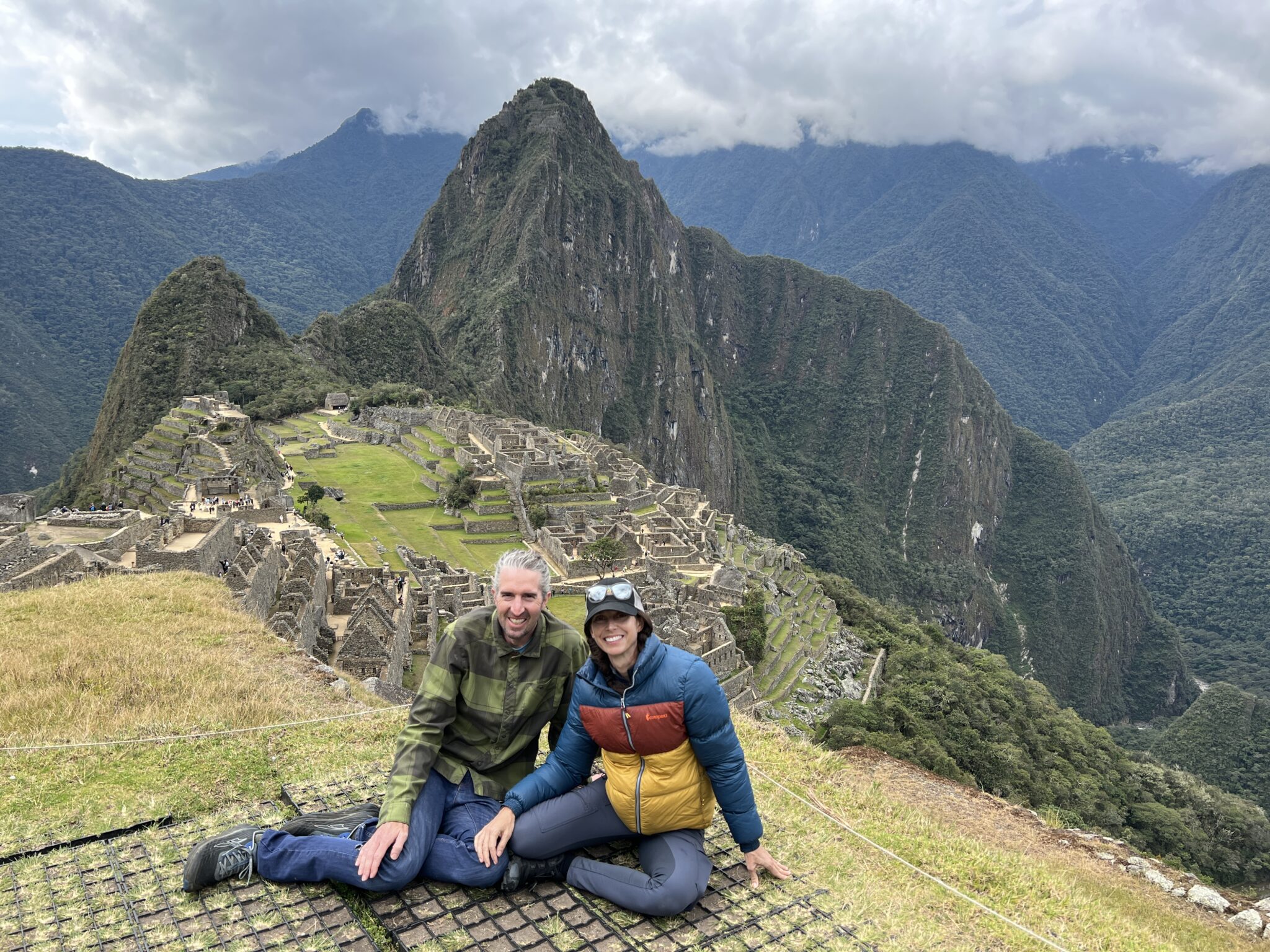 Shannon and Jen touring famed Machu PIcchu on the final day of the Epic.
